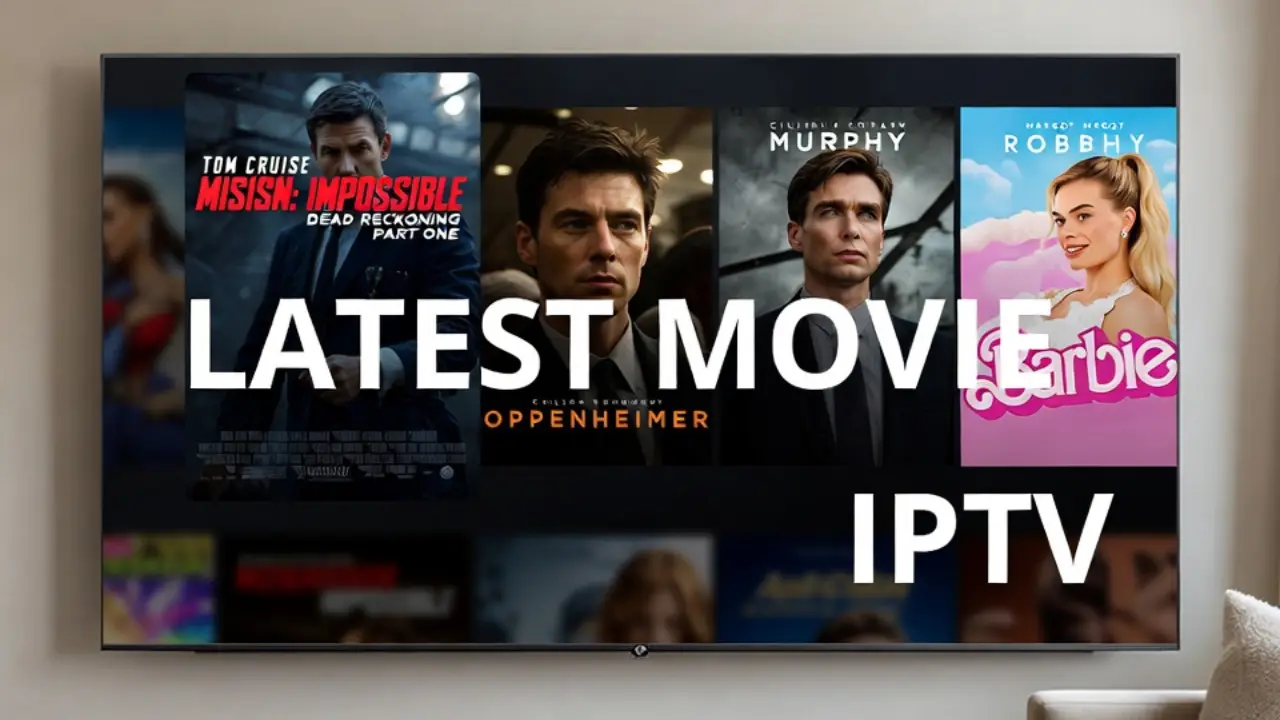 Smart IPTV app on a Samsung TV showing channels